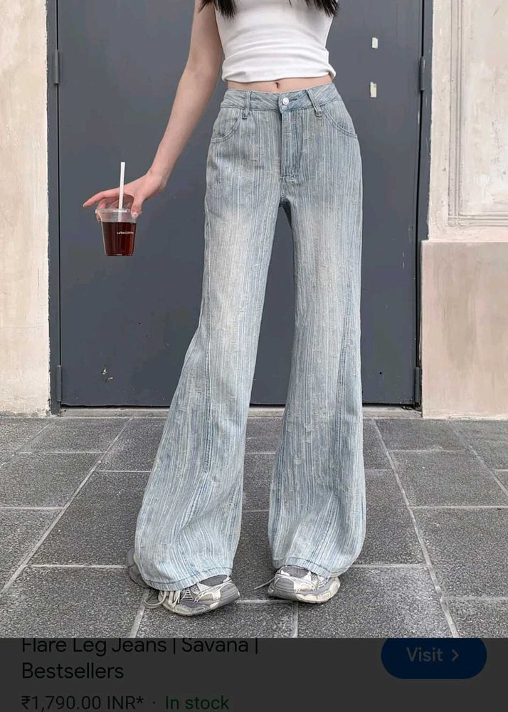 Light Wash Flare Jeans