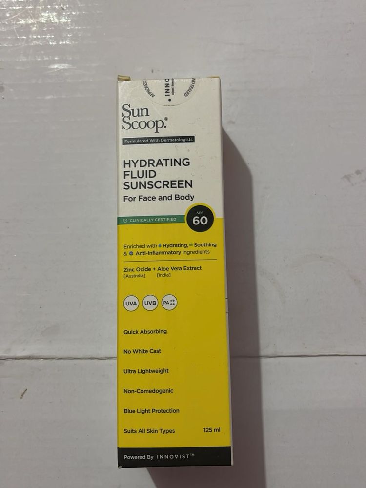 Sun Scoop Hydrating Fluid Sunscreen SPF 60