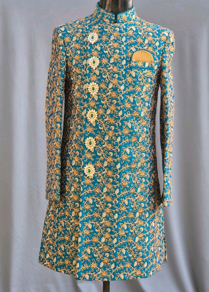 Heavy Embroidered Men's Sherwani