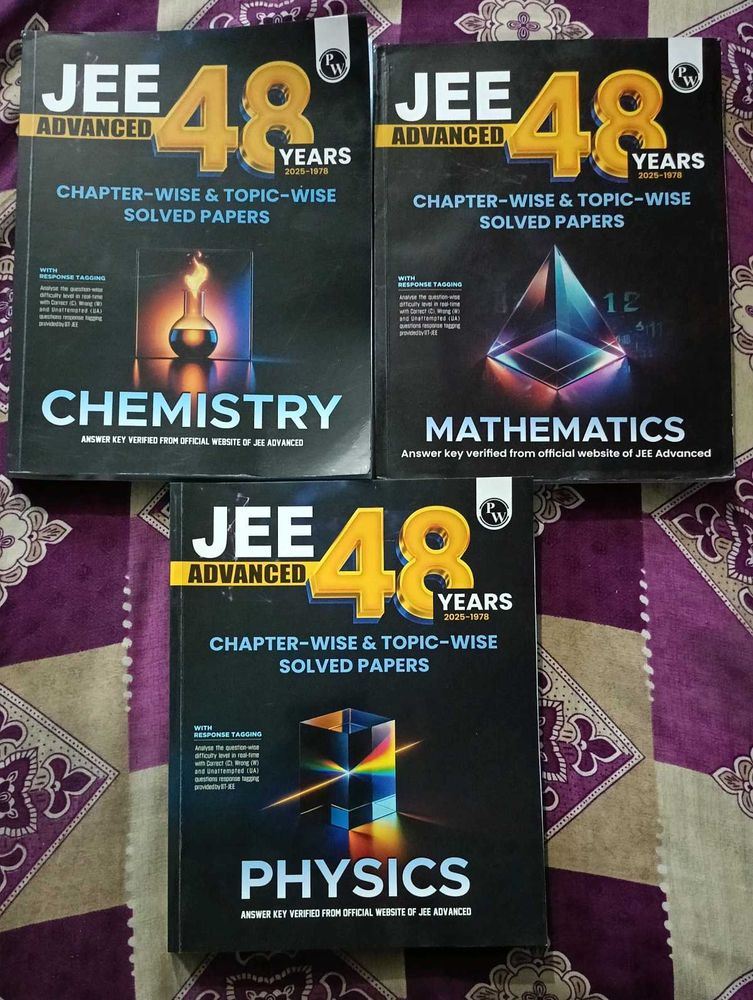 JEE Advanced 48 Years Solved Papers Set