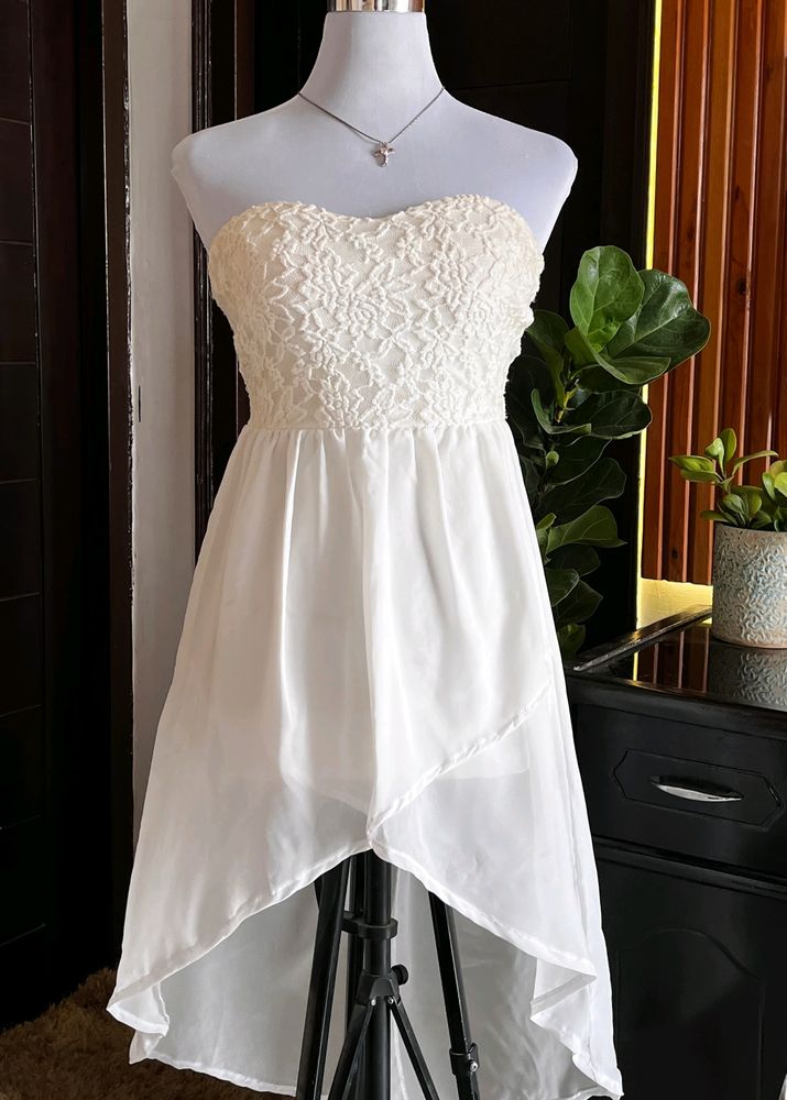 Tube White Dress