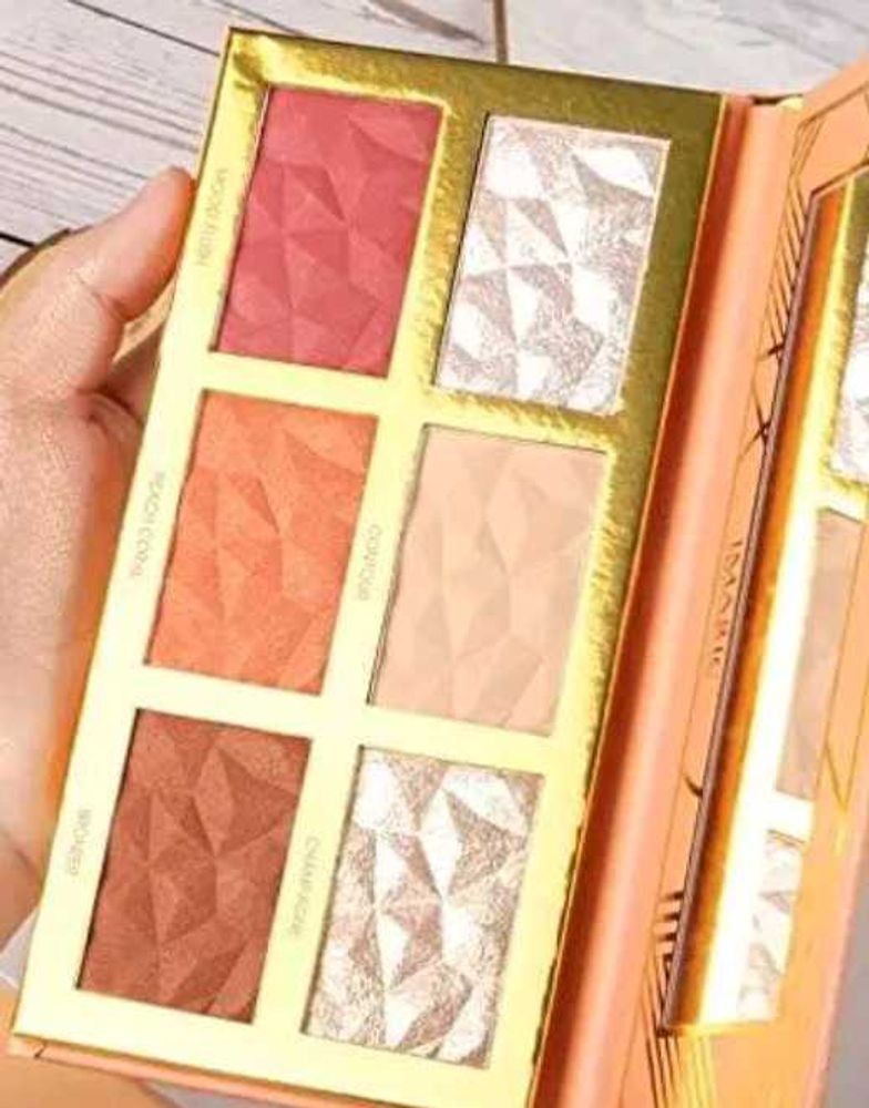 Versatile Face Palette: Blush &amp; Highlighter