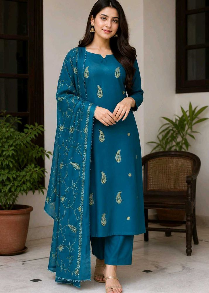 🔥 Latest Designer Suit Piece with  dupatta Availa