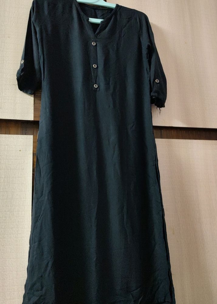 Black Kurthi+🎁