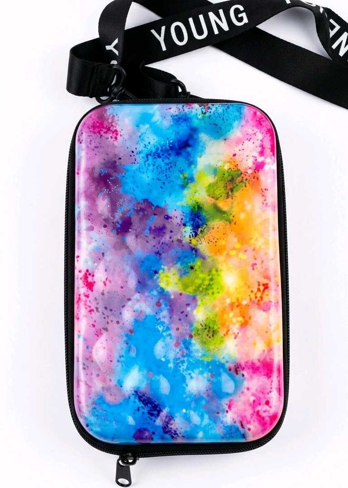 Galaxy Print Clutch Bag