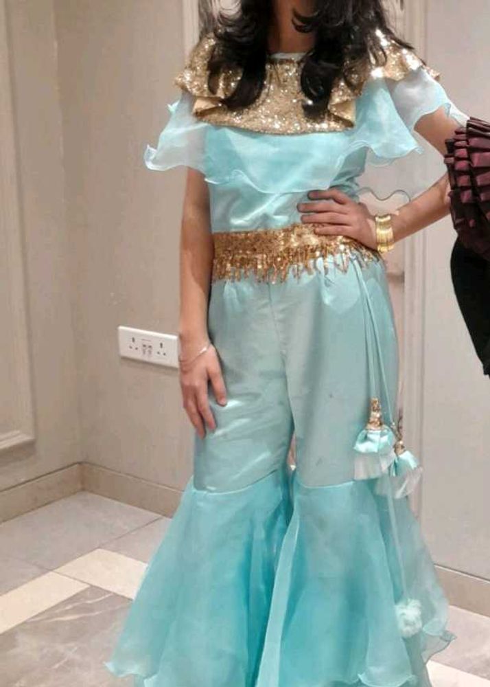 Stunning Sequined Indo Western Sharara Set