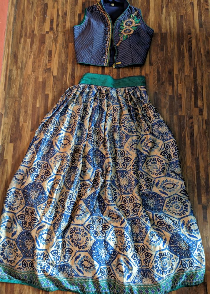 Waistcoat Blouse &amp; Skirt