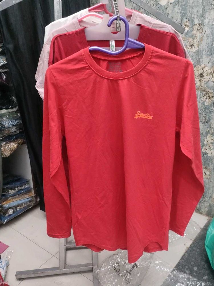 Red Long Sleeve T-Shirt