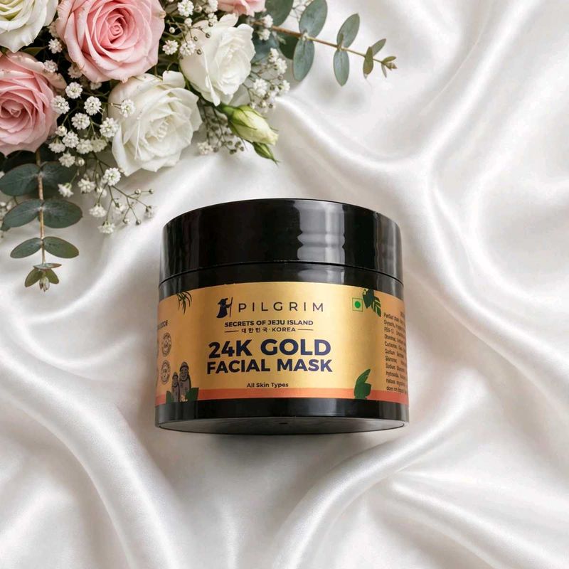 Pilgrim 24k gold Facial Mask 50g Sealed product