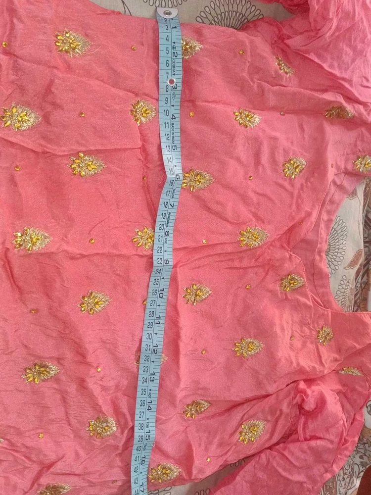 Pink Embroidered Salwar kameez