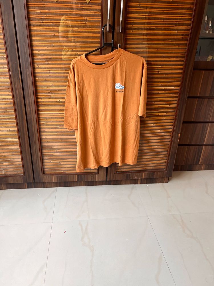 Men’s woodland Orange Graphic T-Shirt XXL size