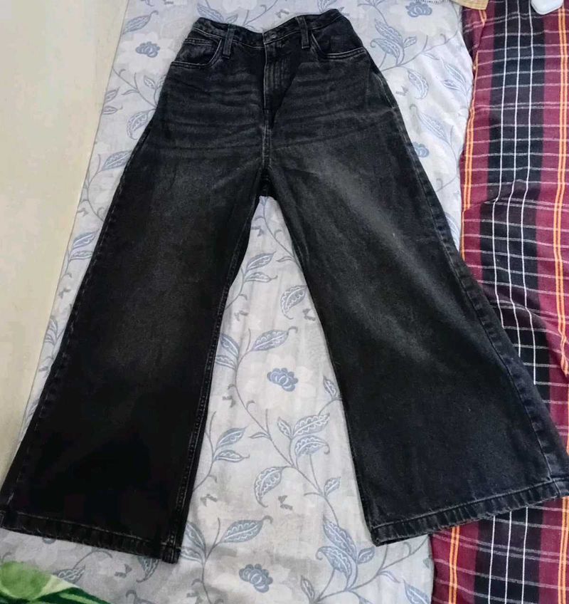 Black Wide Leg Jeans
