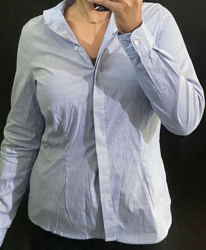 ESMARA Striped Blue Shirt