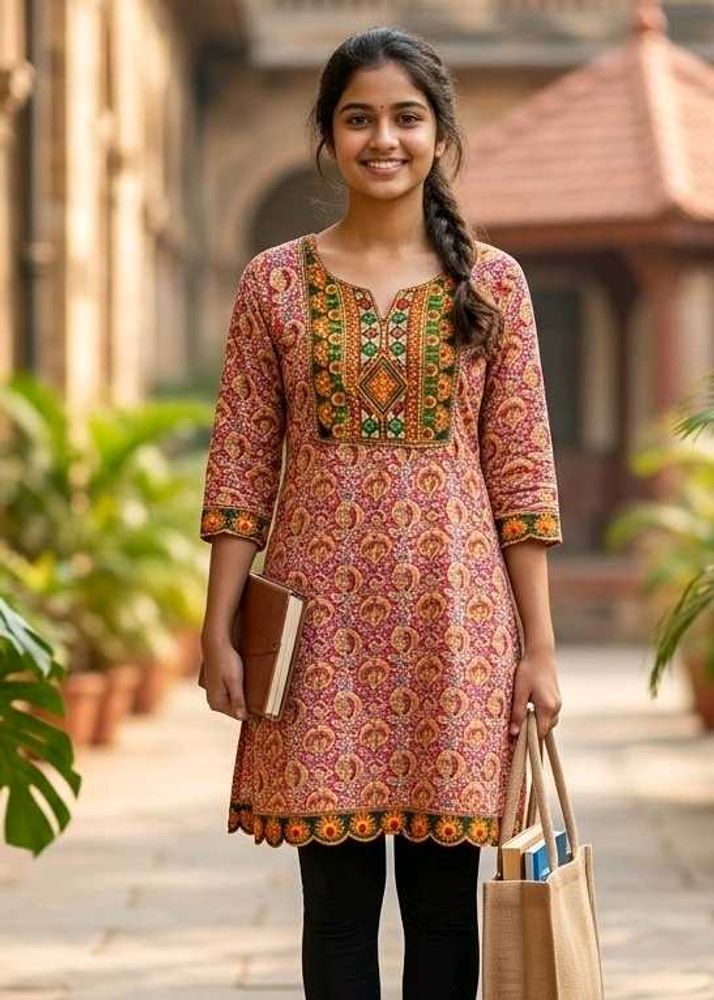 Ethnic Print Kurta