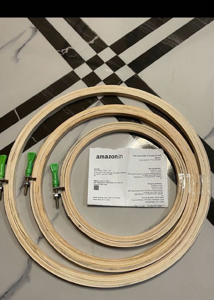 Embroidery Hoop Set