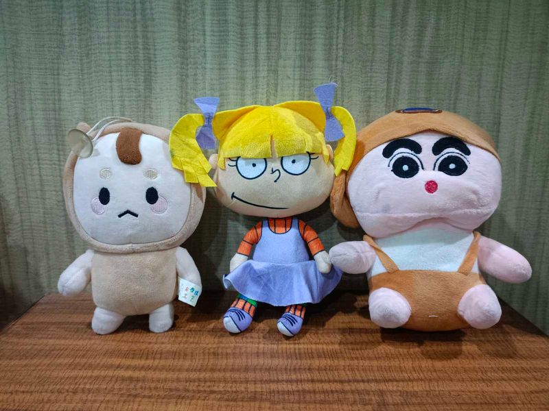 Plush Toy Set - Cartoon Characters
