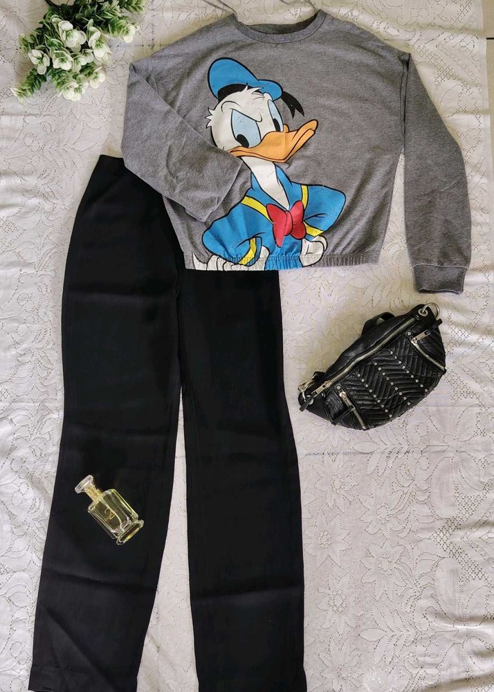 Donald Duck Grey Sweatshirt