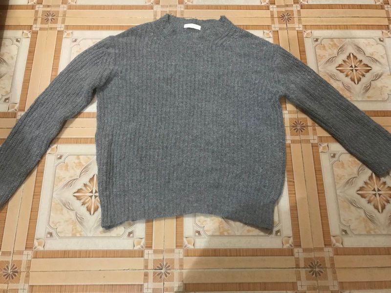 Gray Knit Sweater
