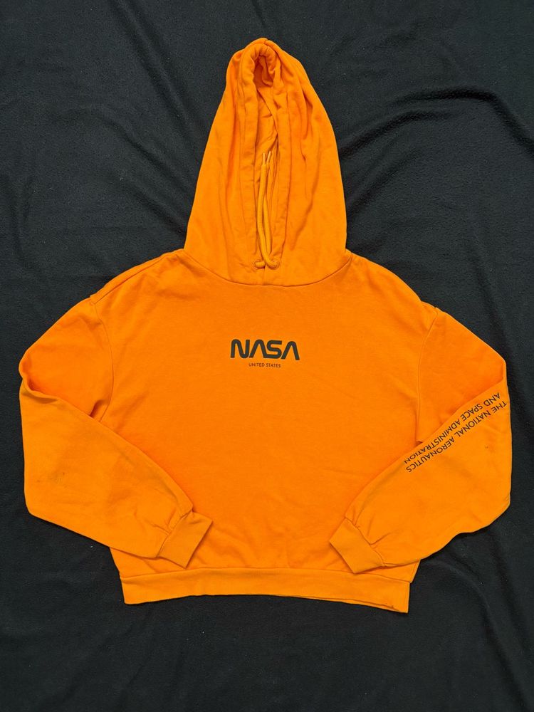 H&amp;M Divided Orange NASA Hoodie