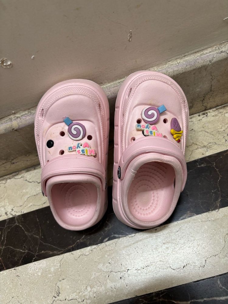 Cute Pink Clogs for Kids