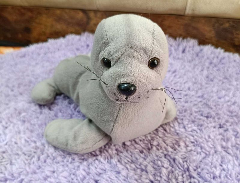 Cute Grey Seal Plush Toy
