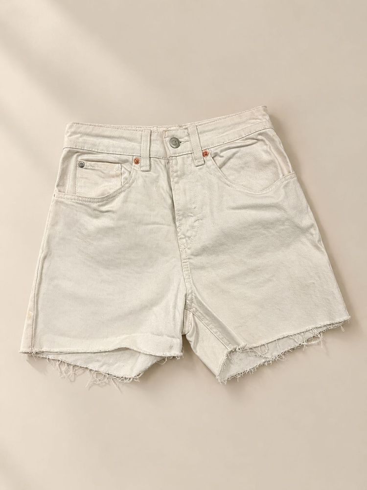 Light Wash Denim Cutoff Shorts