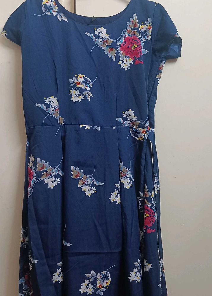 Blue Floral One Piece