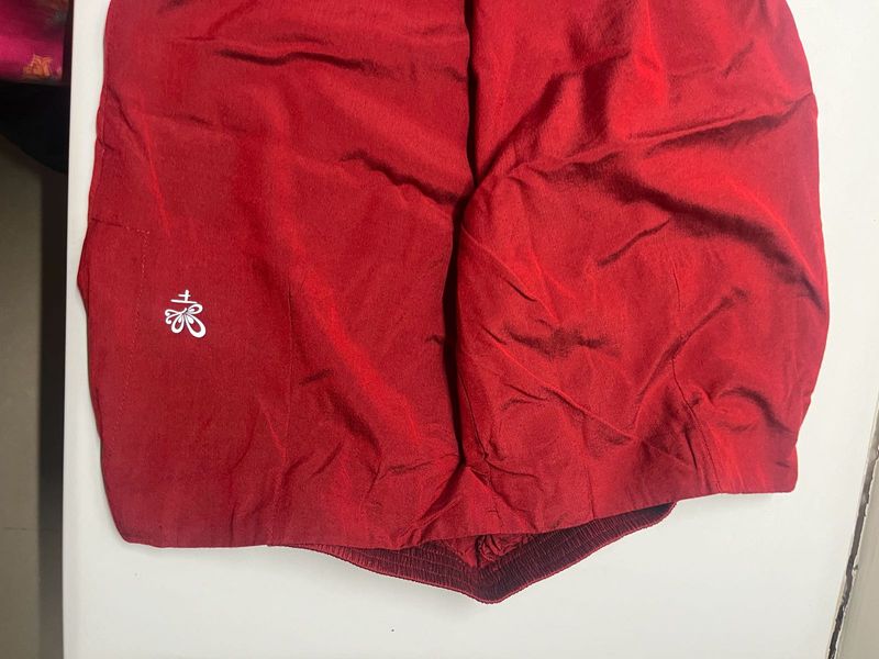 Red Ethnic Palazzo Pants