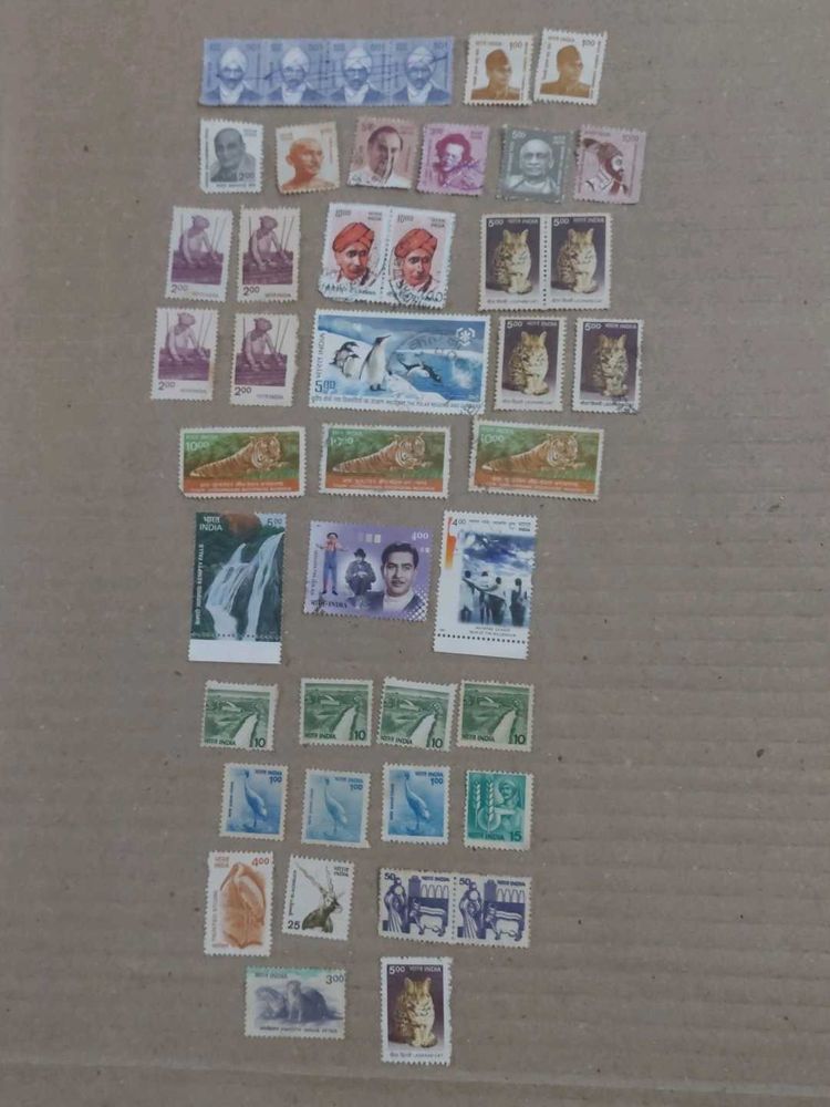 Vintage &amp; Modern Postage Indian Stamps