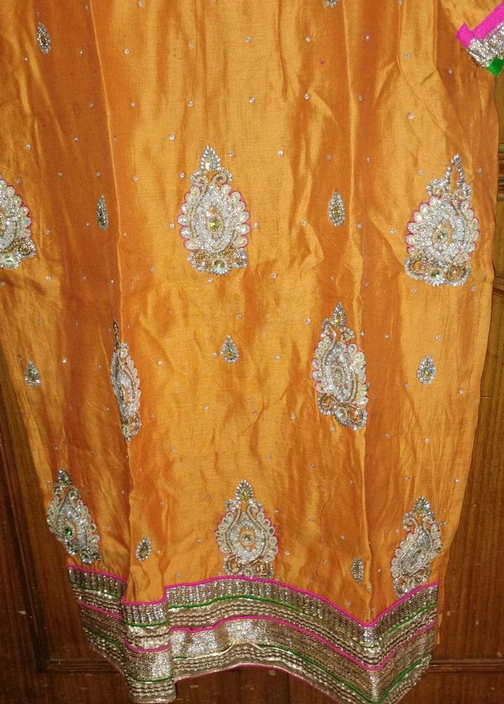 Embellished  suit with dupatta