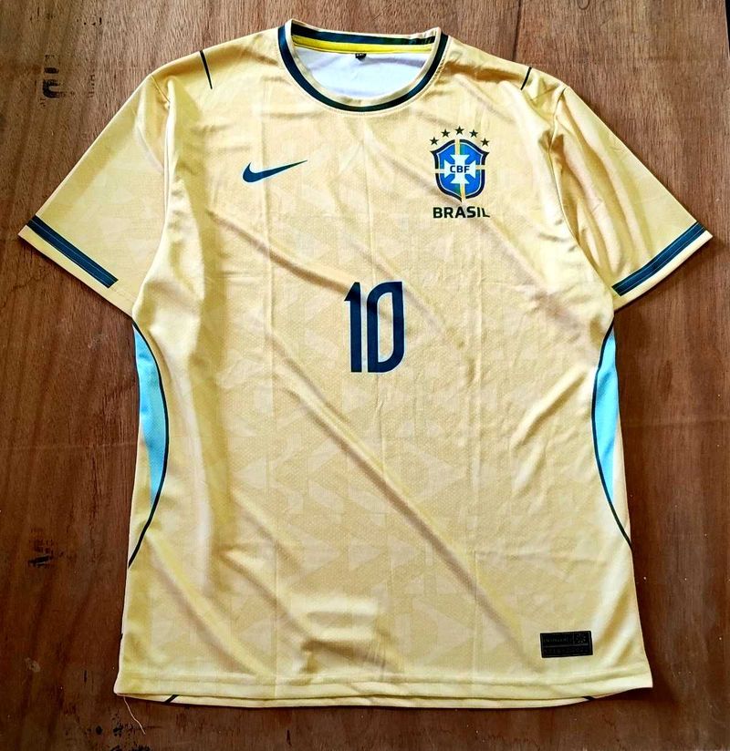 Nike Brazil Neymar Jr #10 Football Jersey