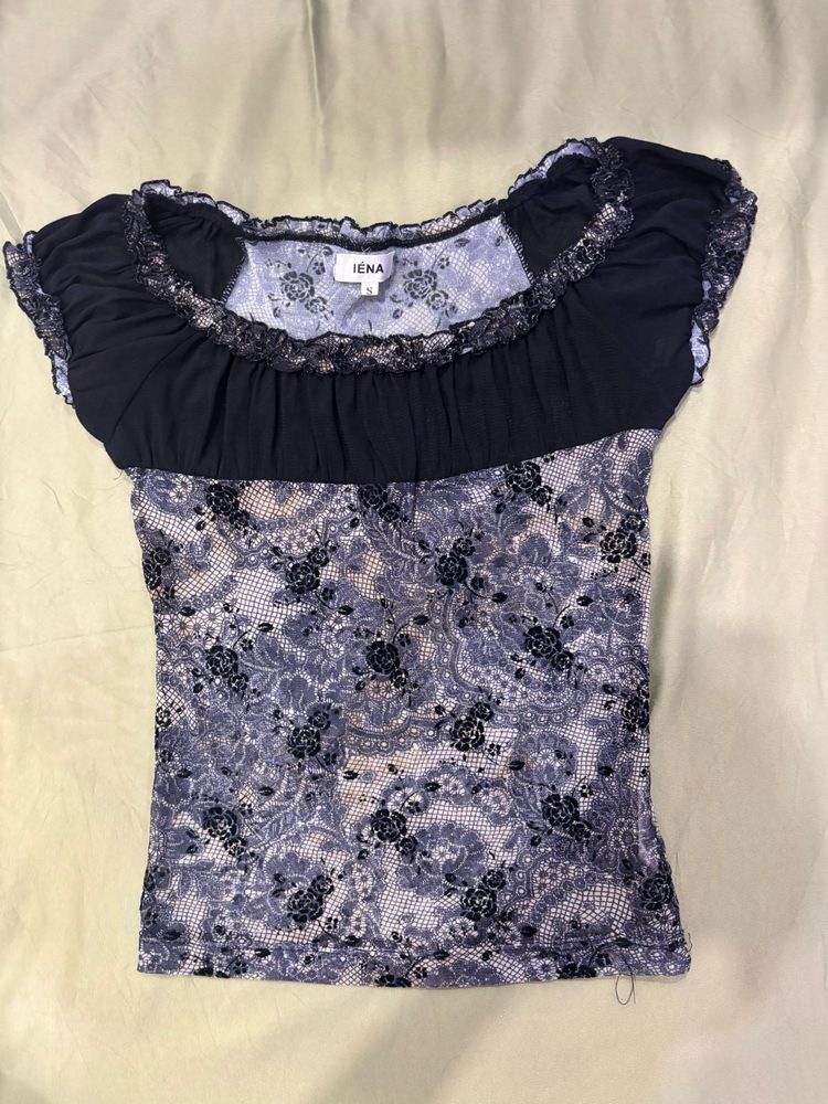 IENA Floral Lace Top