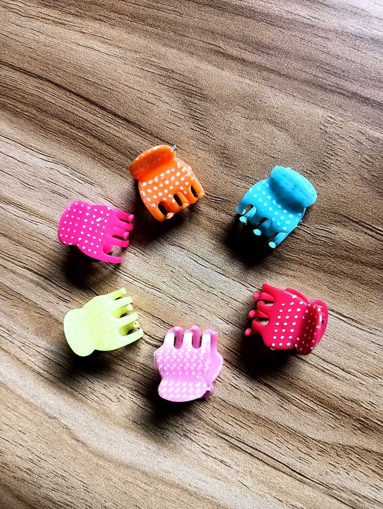 Colorful Mini Hair Claw Clips