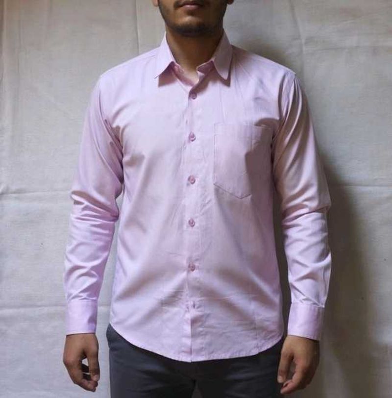 Men's Lavender Long Sleeve Shirt