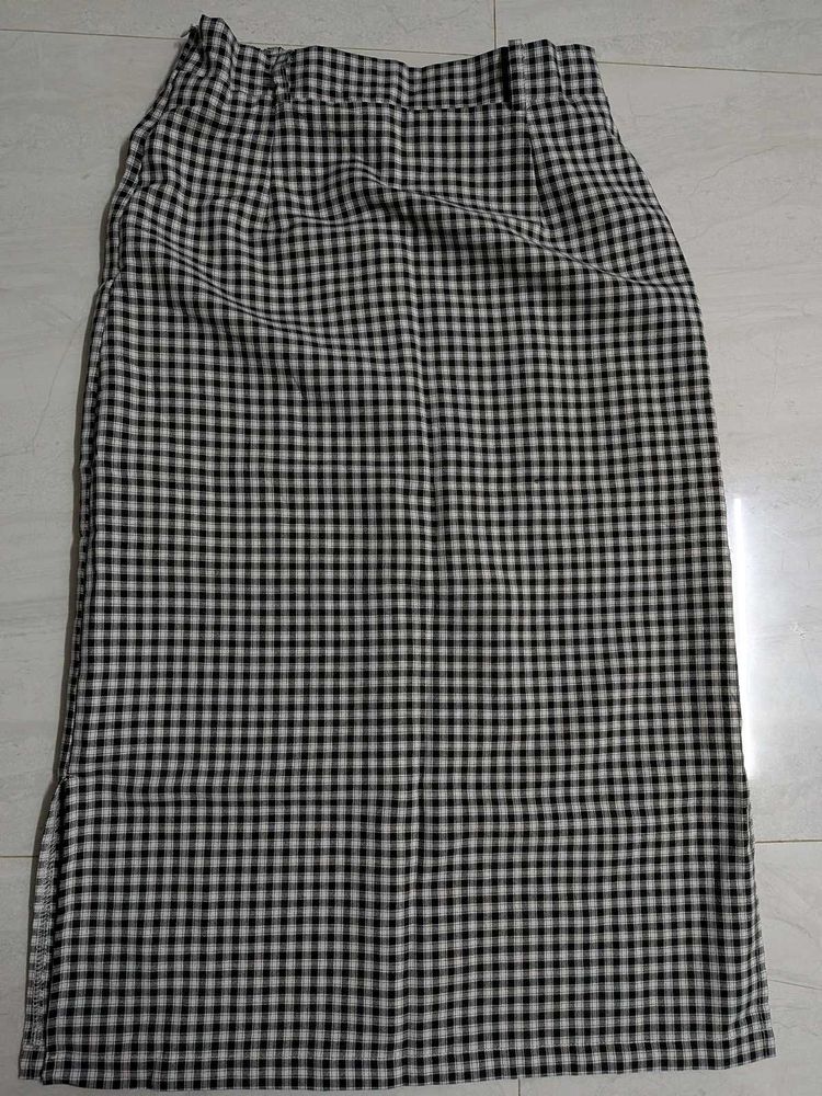 Gingham Check Trousers