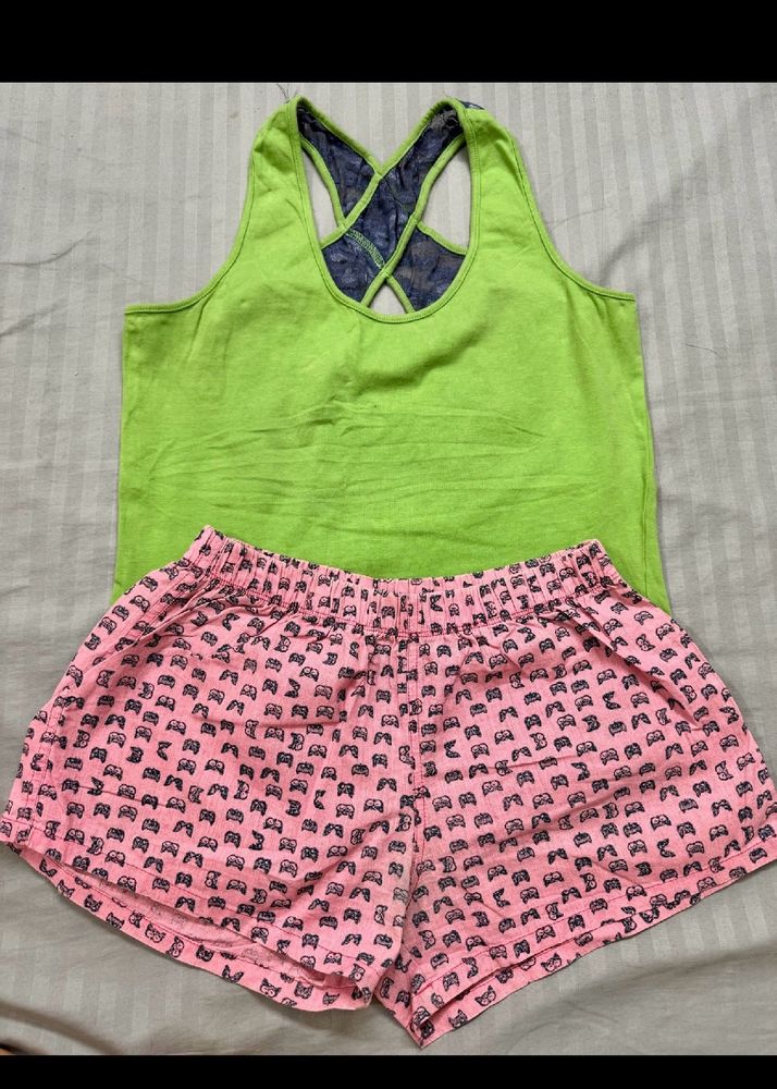 Tank Top with Free Mini Shorts