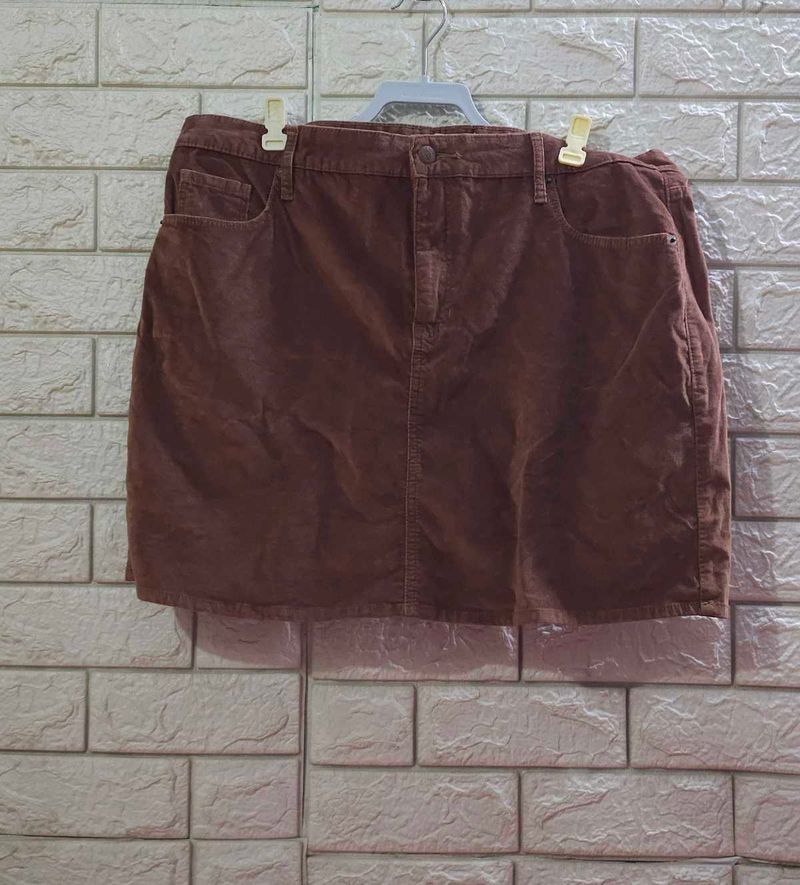 Old Navy A-Line Corduroy Mini Skirt