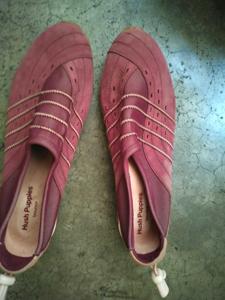 Hush Puppies Women's Burgundy Casual Shoes