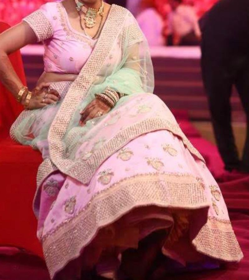 heavy silk lehanga