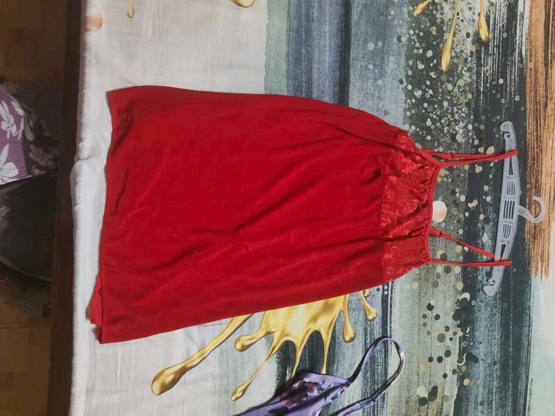 Elegant Red Nightgown