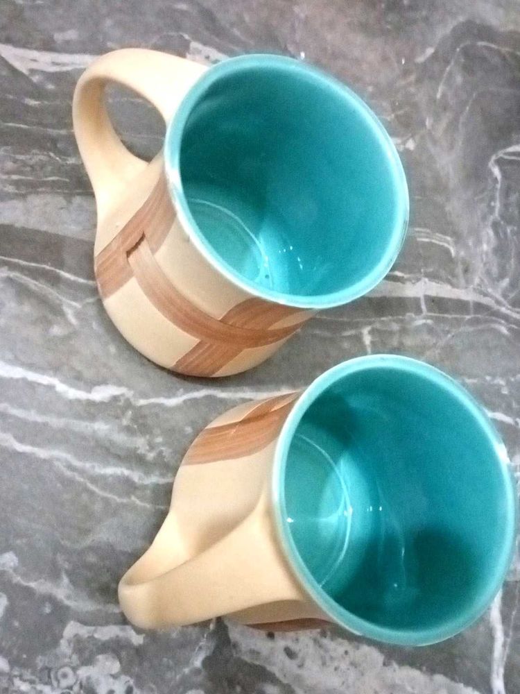 Set of 2 Ceramic Mugs