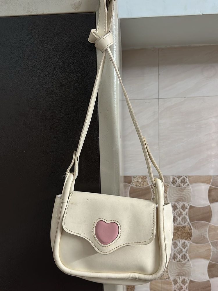 Cute Heart Crossbody Bag