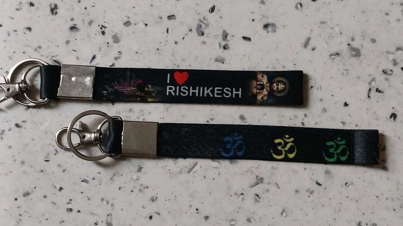 I Love Rishikesh &amp; Om Keychain Set