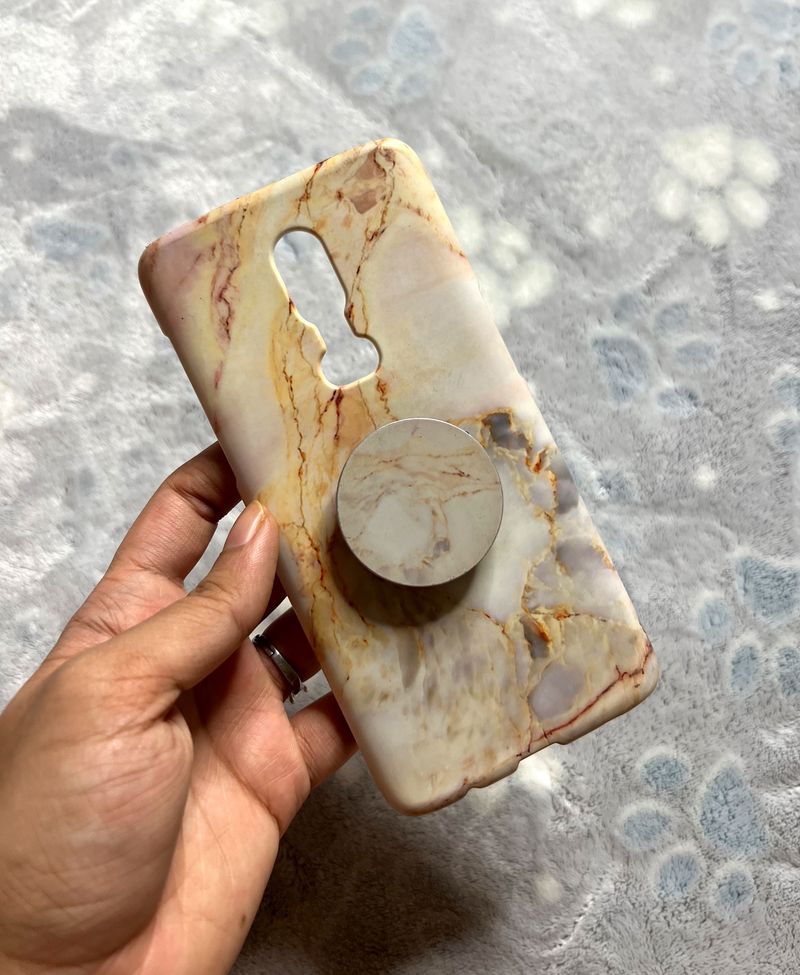 One Plus 6 Phone Back Cover With Holder