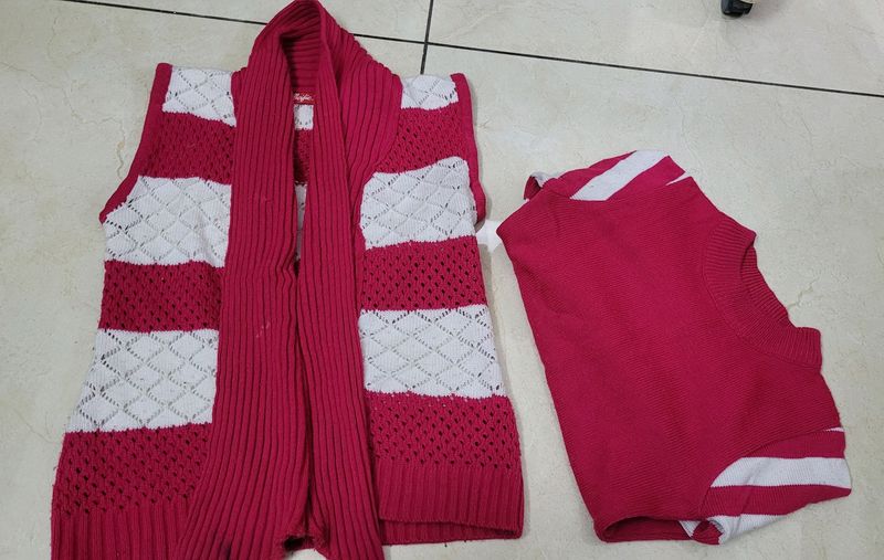Beautiful cardigan (2 piece) for lil girl (Sale )