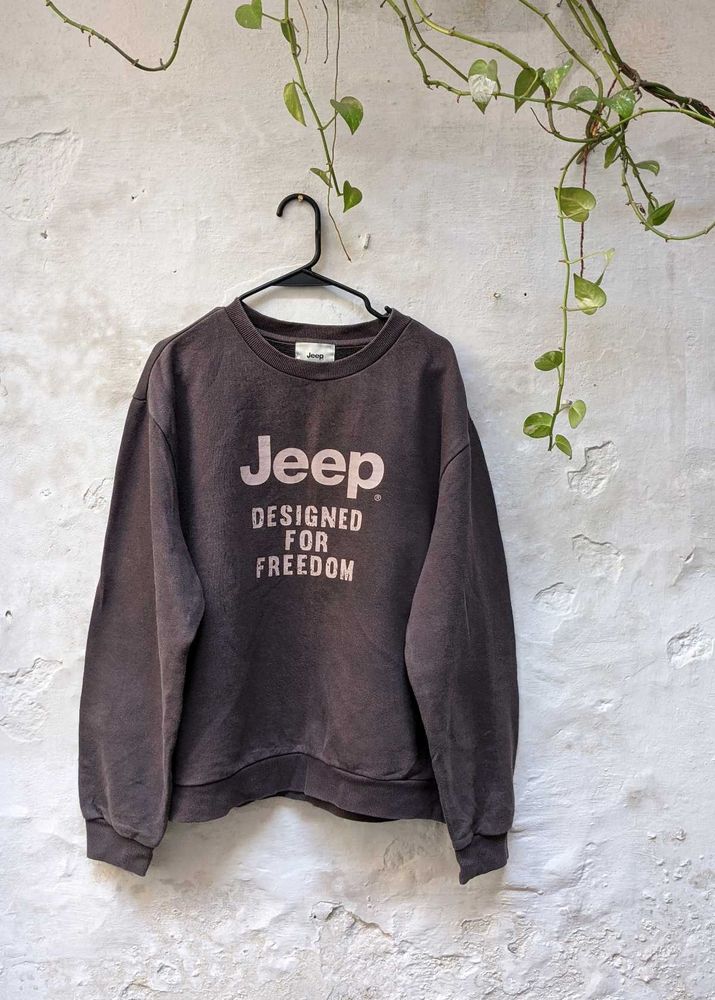 Jeep Graphic Print Crewneck Sweatshirt