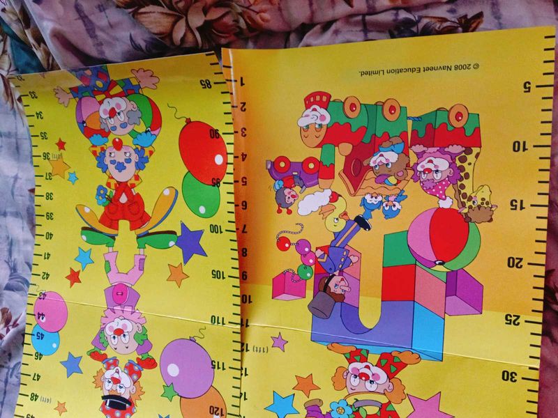 Colorful Clown Height Chart