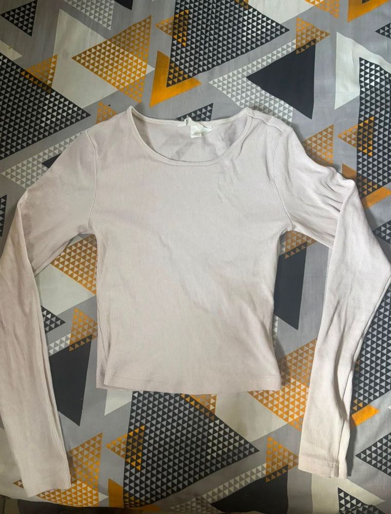 Light Pink Long Sleeve Top