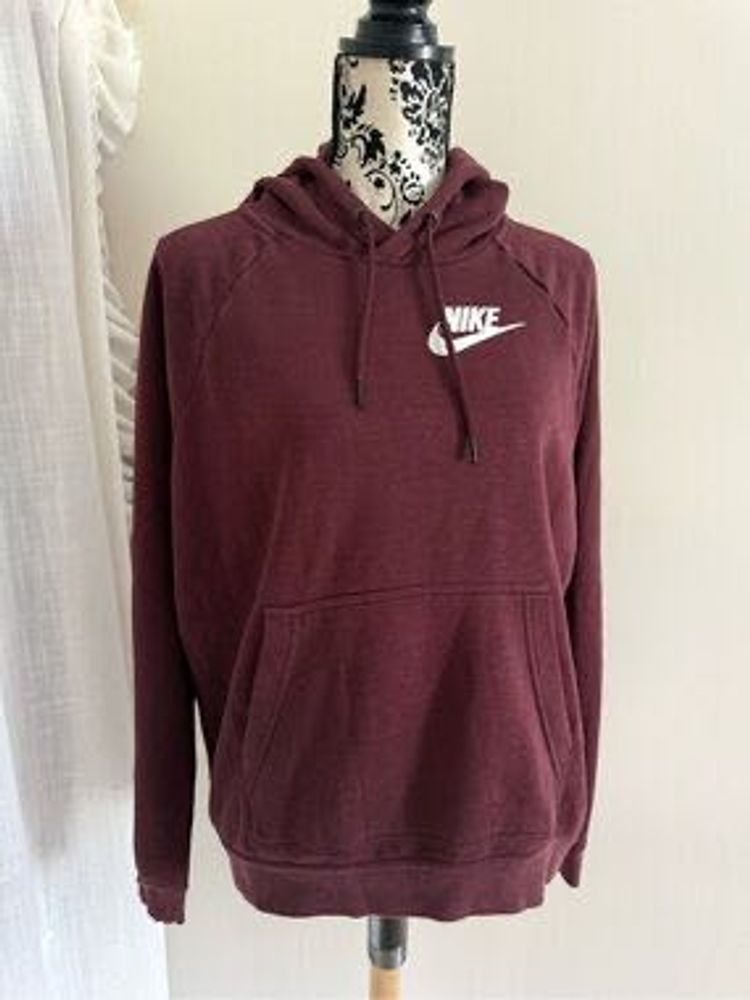 Nike Burgundy Hoodie Small