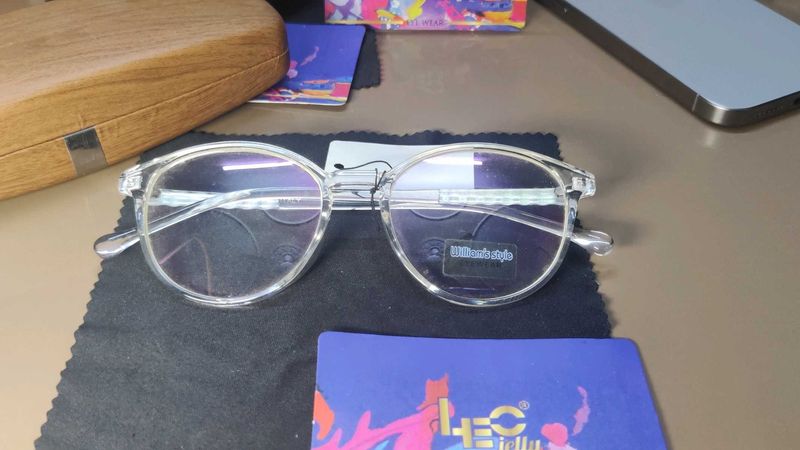 Clear Round Frame Glasses